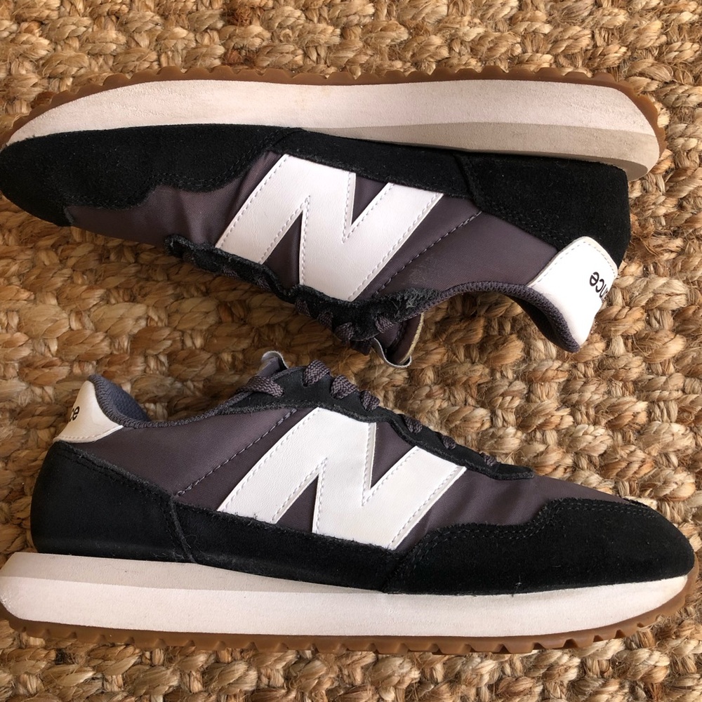 Anthropologie Black and White Sneakers
